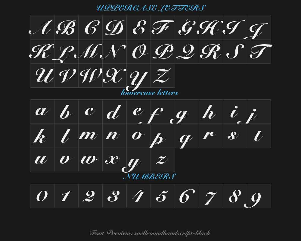 snellroundhandscript-blackPreview