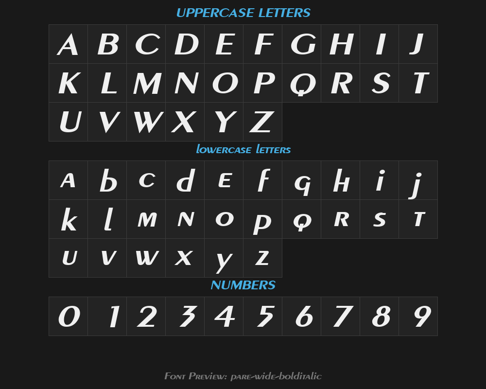pare-wide-bolditalicPreview