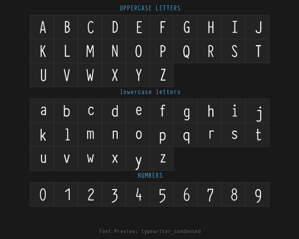 typewriter_condensedPreview
