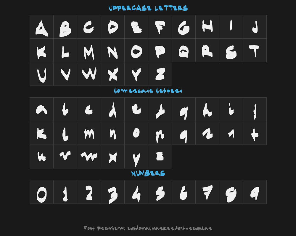 egidovalmarkerfont-regularPreview