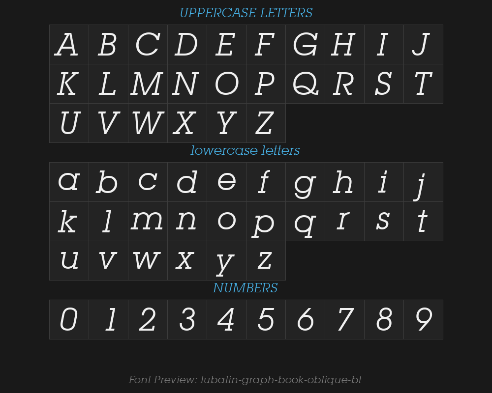 lubalin-graph-book-oblique-btPreview