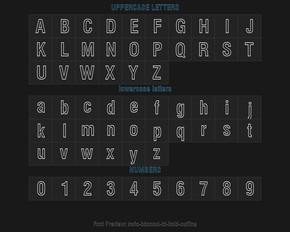 swis721-bdcnoul-bt-bold-outlinePreview image