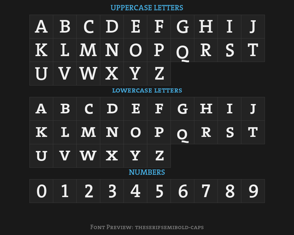 theserifsemibold-capsPreview