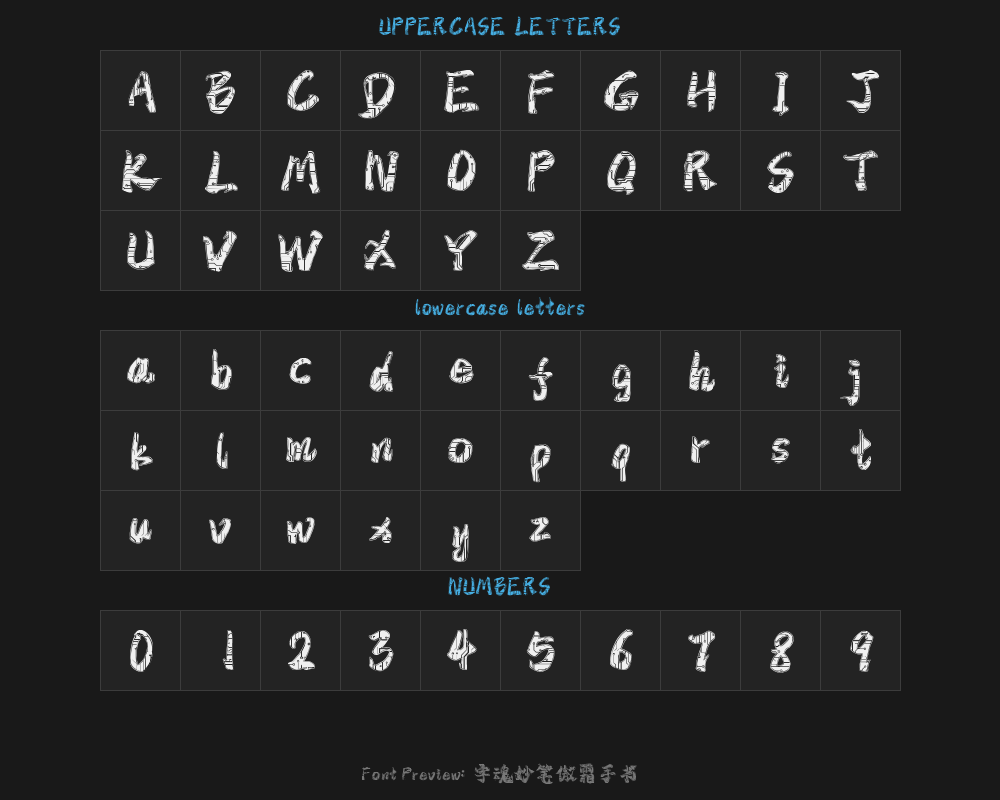 " Written by Frost.ttfPreview
