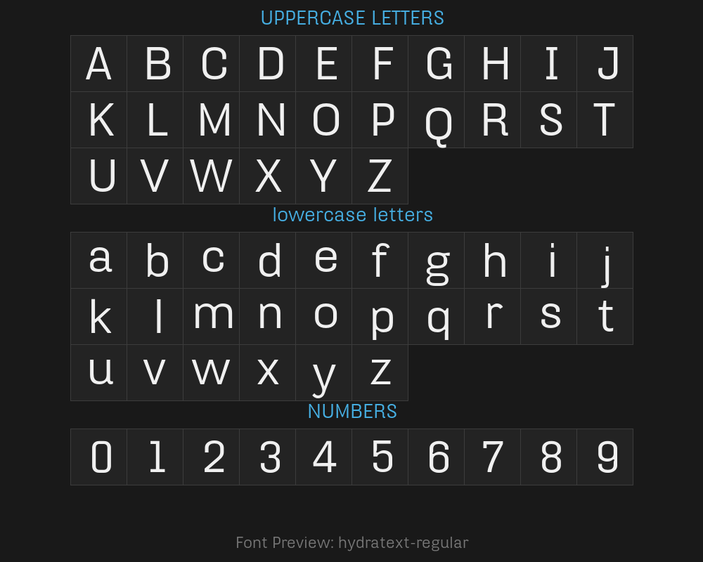 hydratext-regularPreview