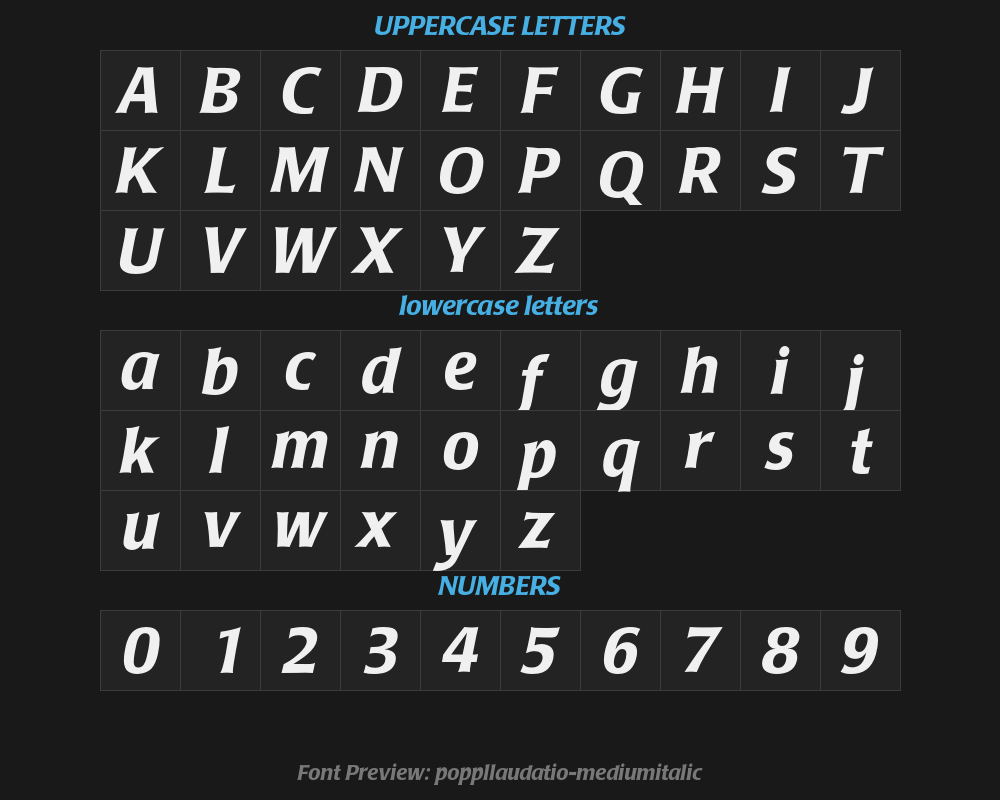 poppllaudatio-mediumitalicPreview