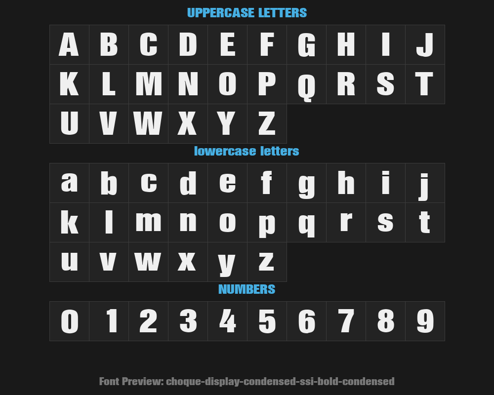 choque-display-condensed-ssi-bold-condensedPreview