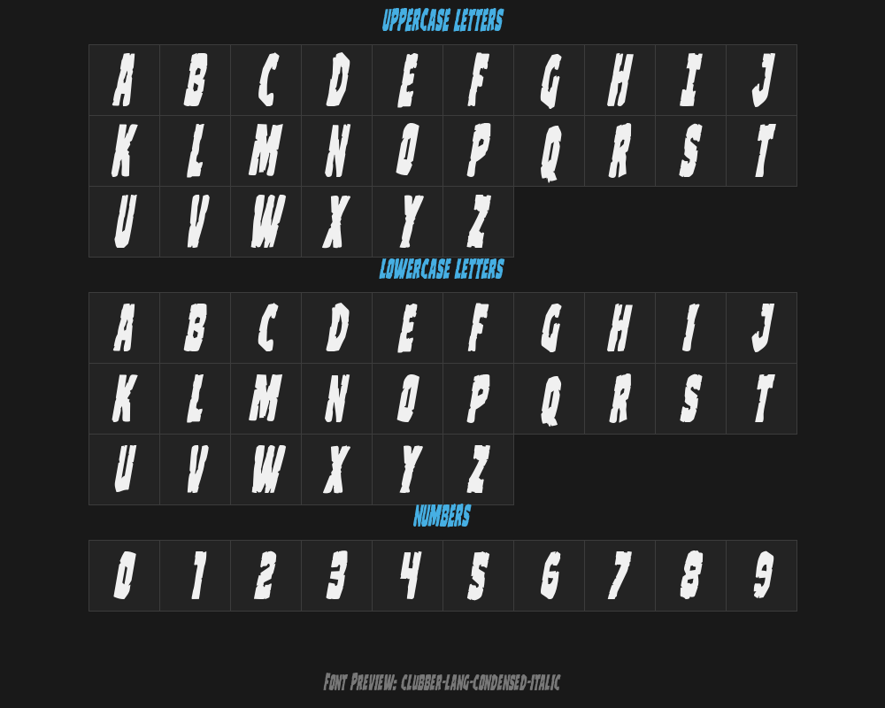 clubber-lang-condensed-italicPreview