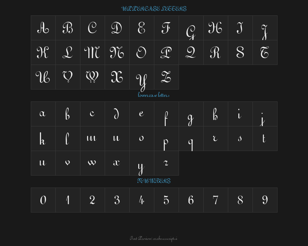 arabescoscriptssiPreview