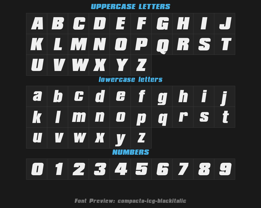 compacta-icg-blackitalicPreview