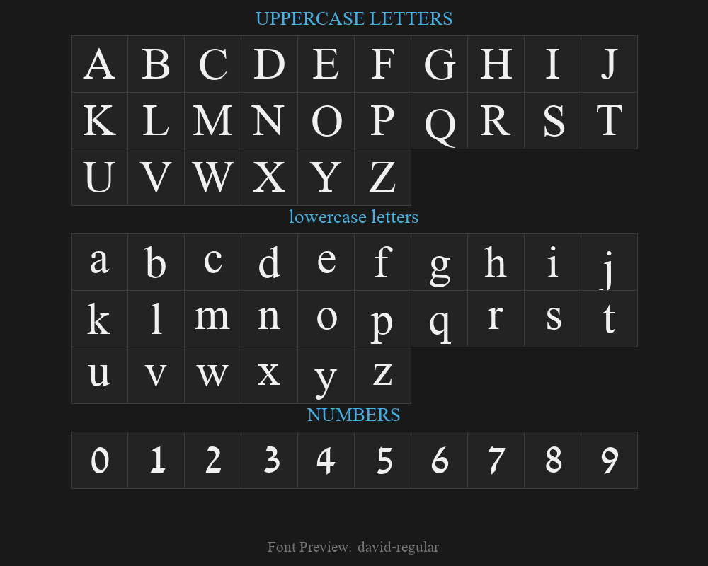 david-regularPreview image