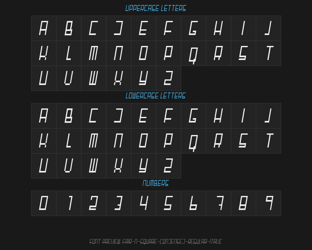 fair-n-square-condensed-regular-italicPreview image