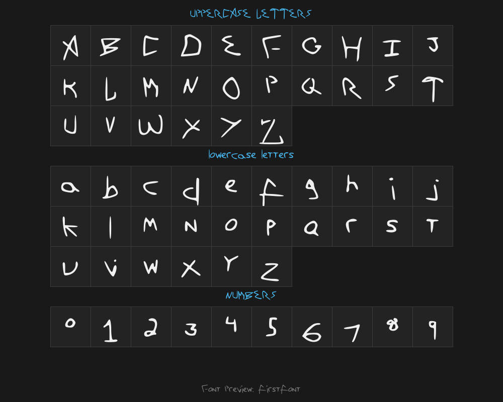 firstfontPreview
