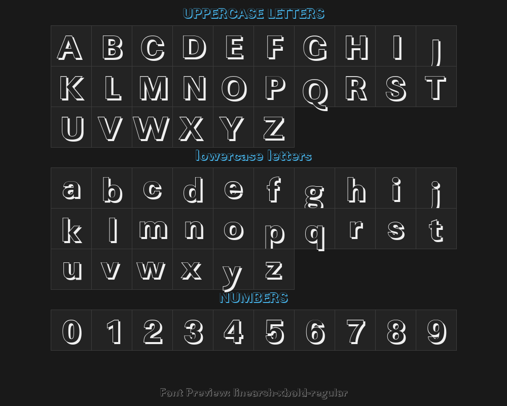 linearsh-xbold-regularPreview
