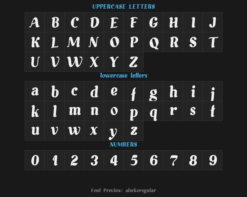 aleckoregularPreview image