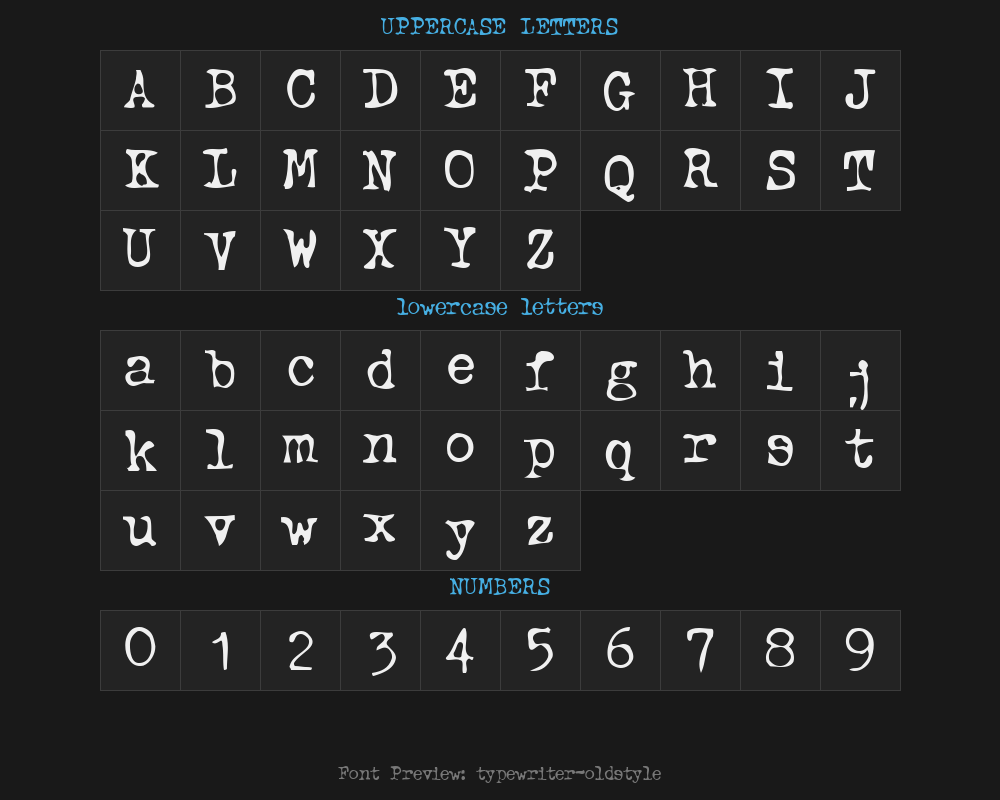 typewriter-oldstylePreview image