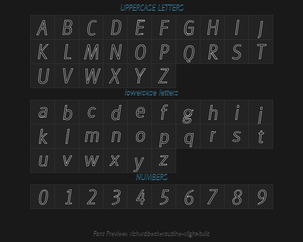 richardbeckeroutline-xlight-italicPreview