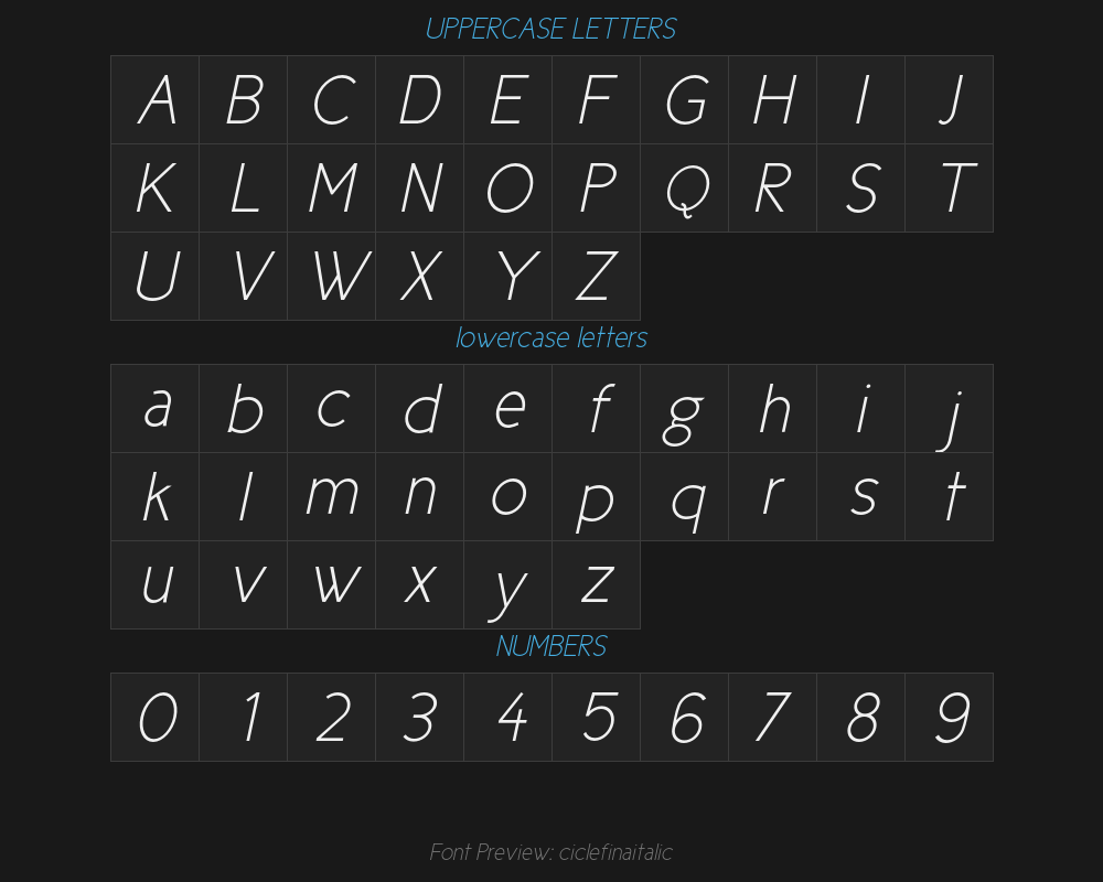 ciclefinaitalicPreview image