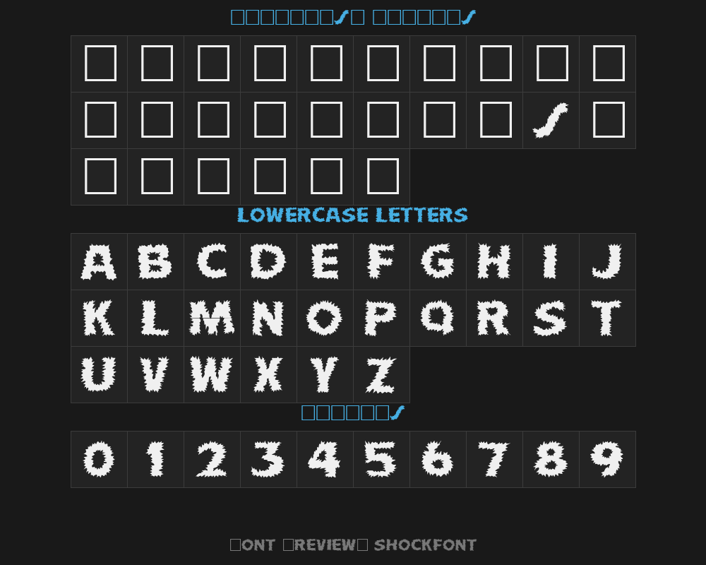 shockfontPreview image
