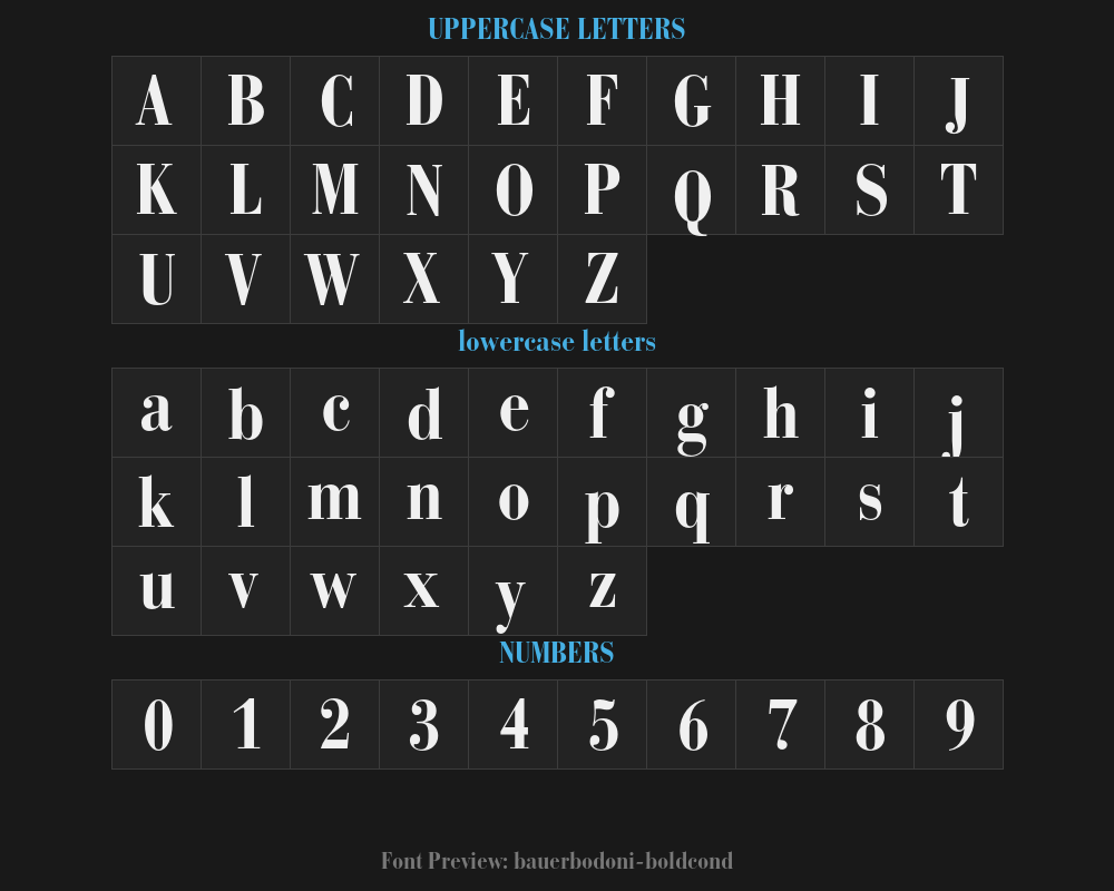 bauerbodoni-boldcondPreview