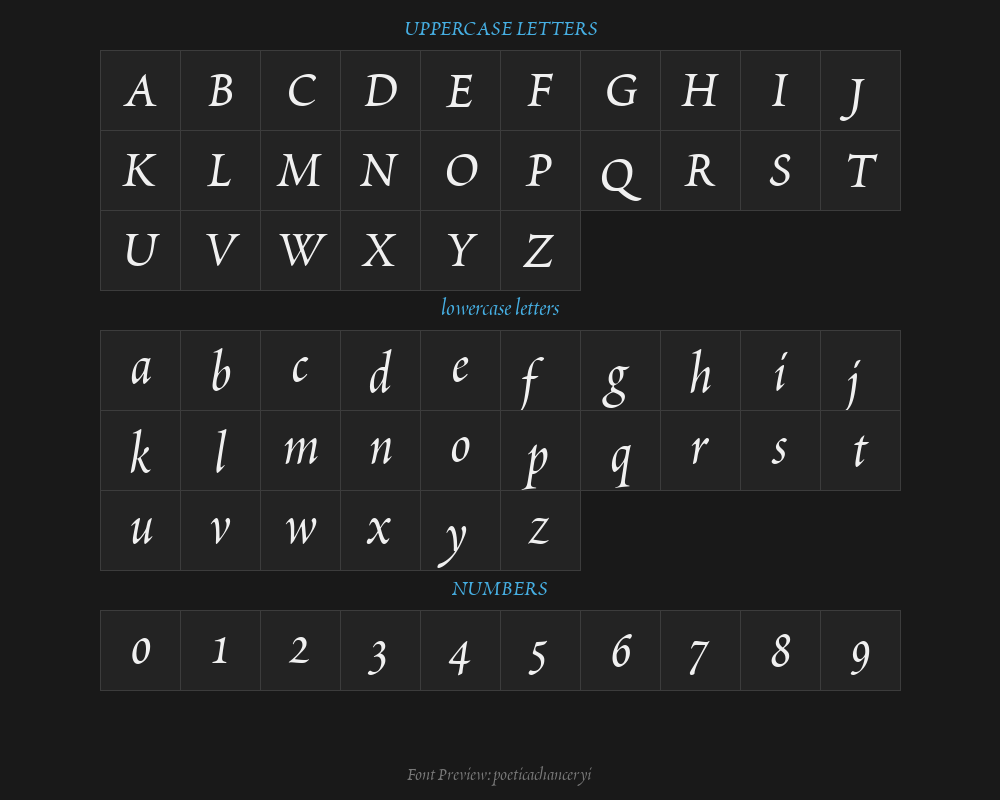 poeticachanceryiPreview image