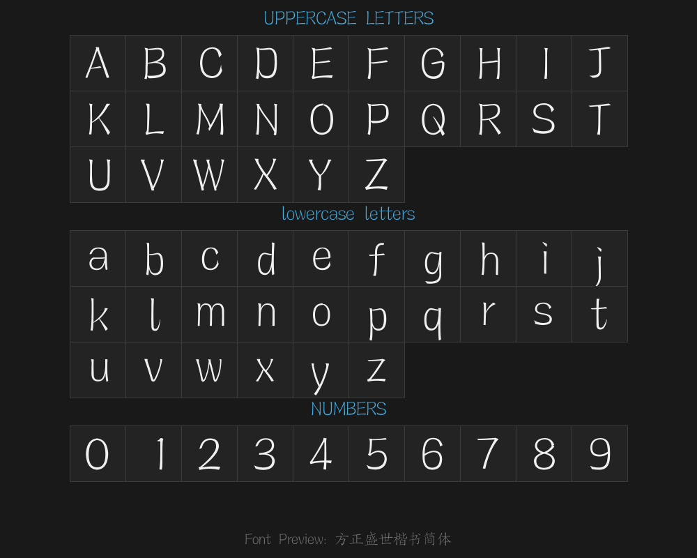 Fangzheng Shengshi Regular Script Simplified Chinese.ttfPreview