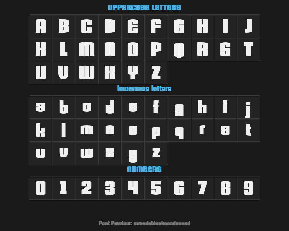 armadablackcondensedPreview