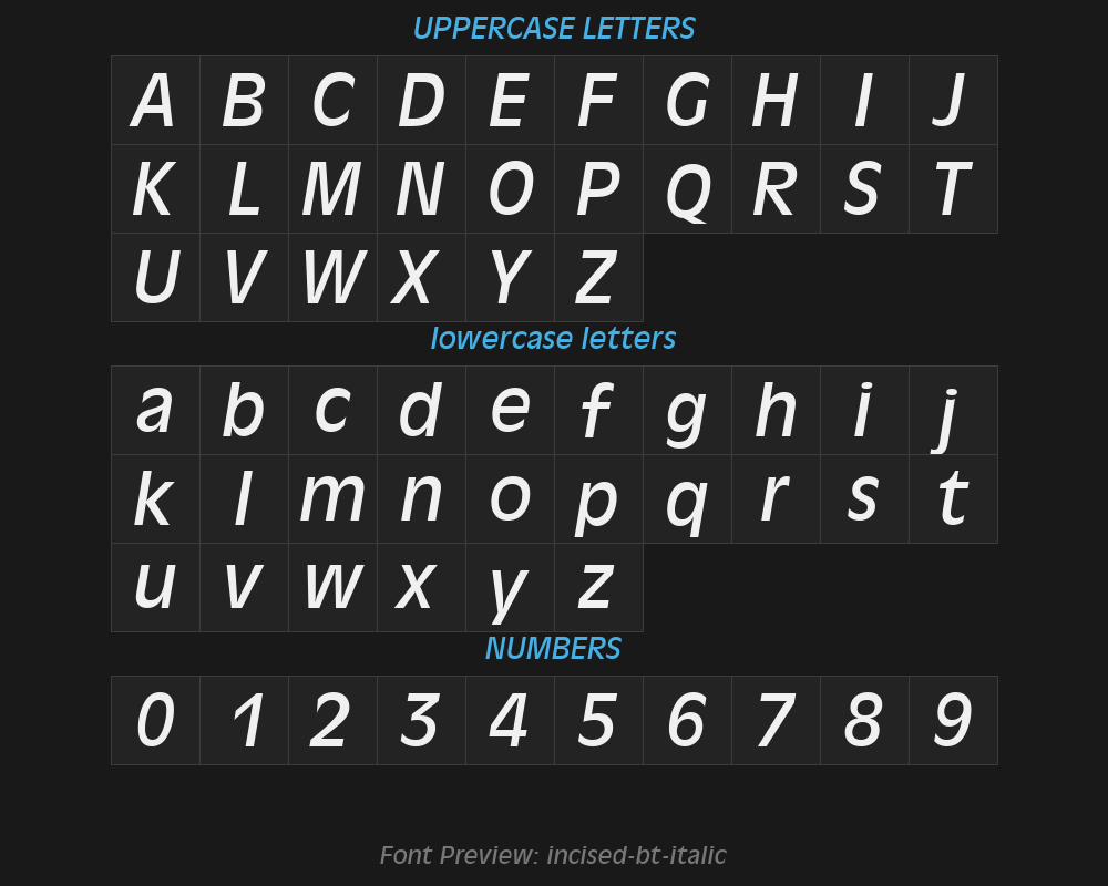 incised901-bt-italicPreview
