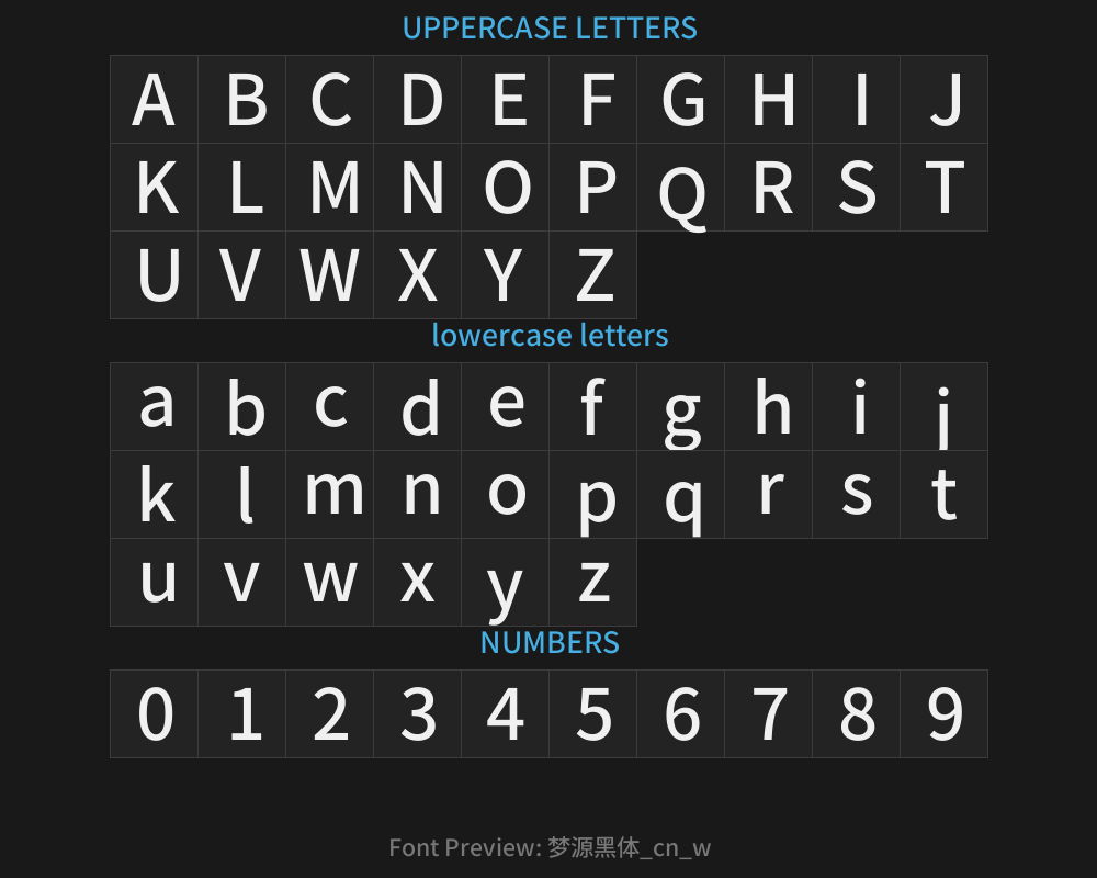 Dream Source Black Typeface _cn_w16Preview