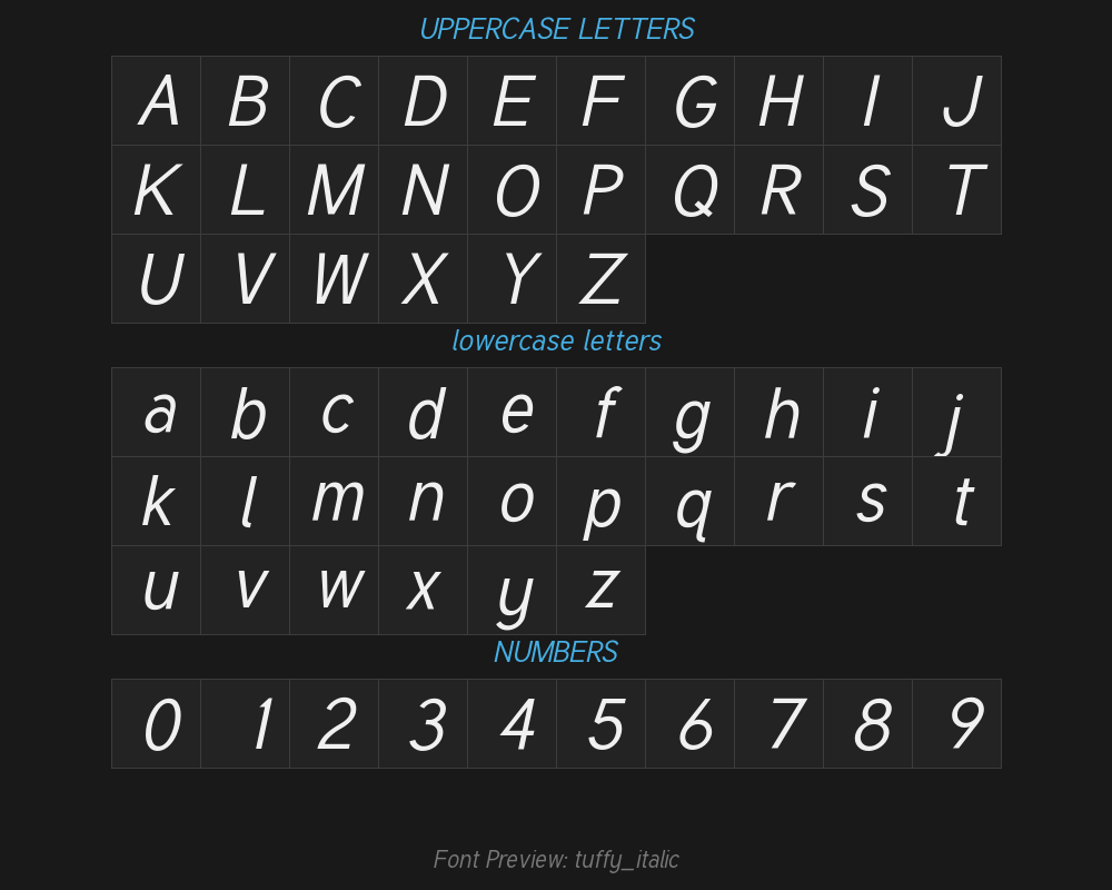 tuffy_italicPreview