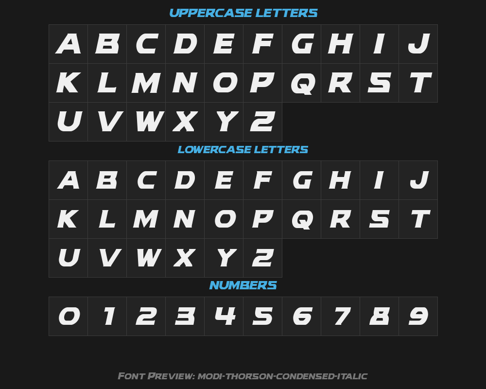 modi-thorson-condensed-italicPreview