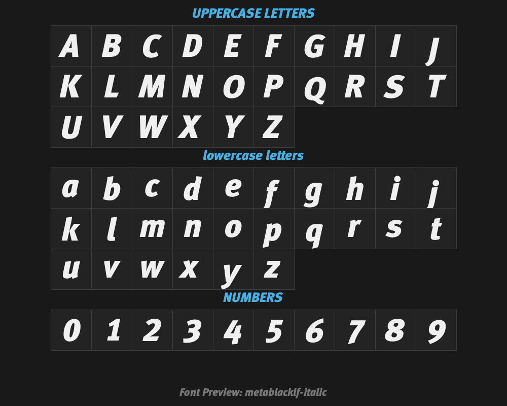 metablacklf-italicPreview