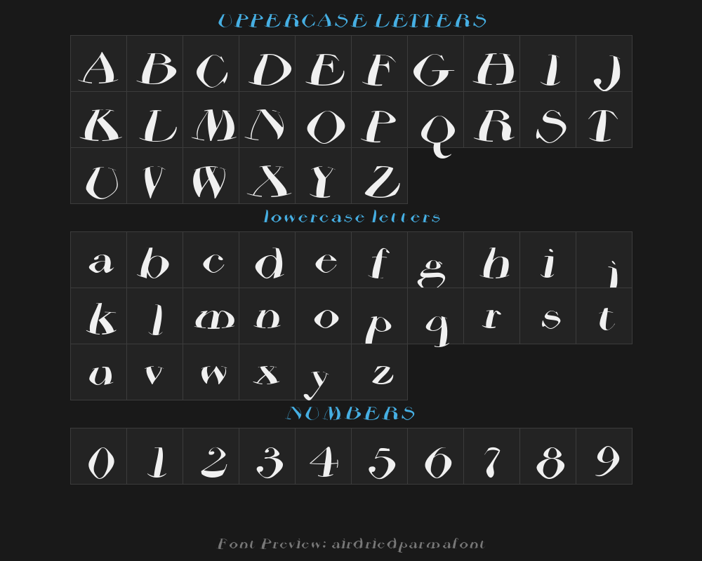 airdriedparmafontPreview