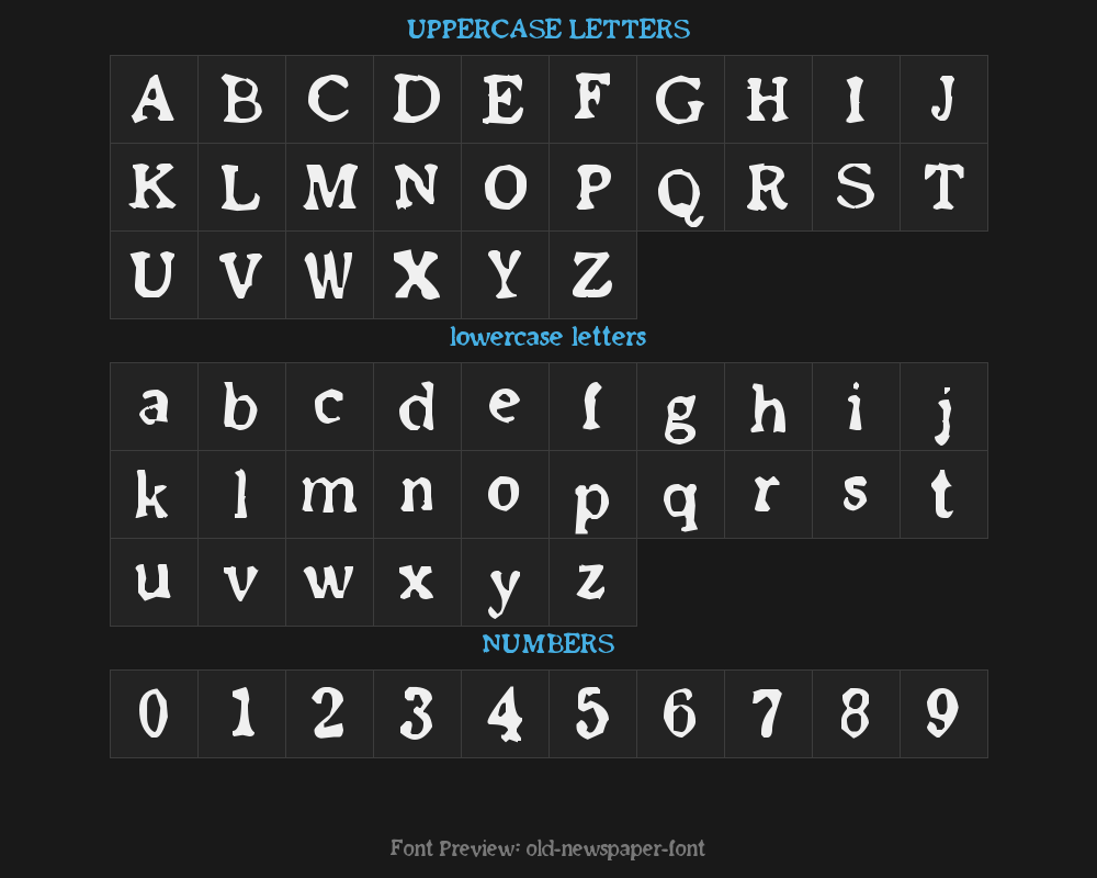 old-newspaper-fontPreview
