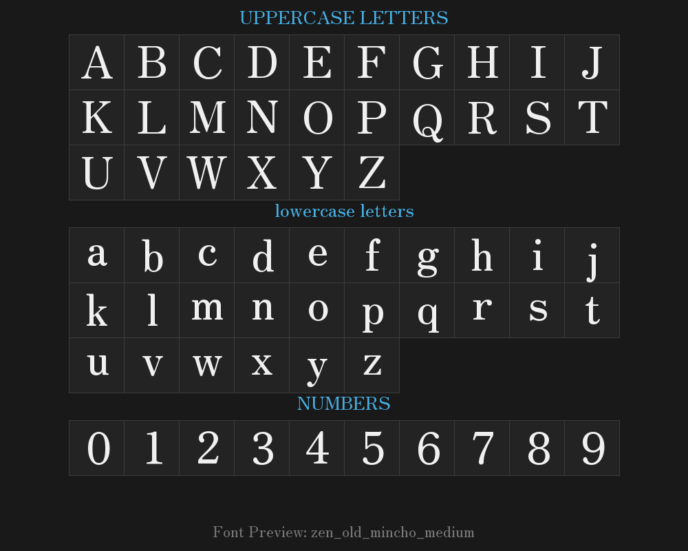 zen_old_mincho_mediumPreview