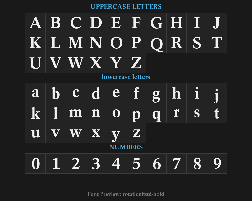 rotationltstd-boldPreview image