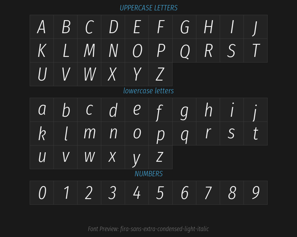 fira-sans-extra-condensed-light-italicPreview