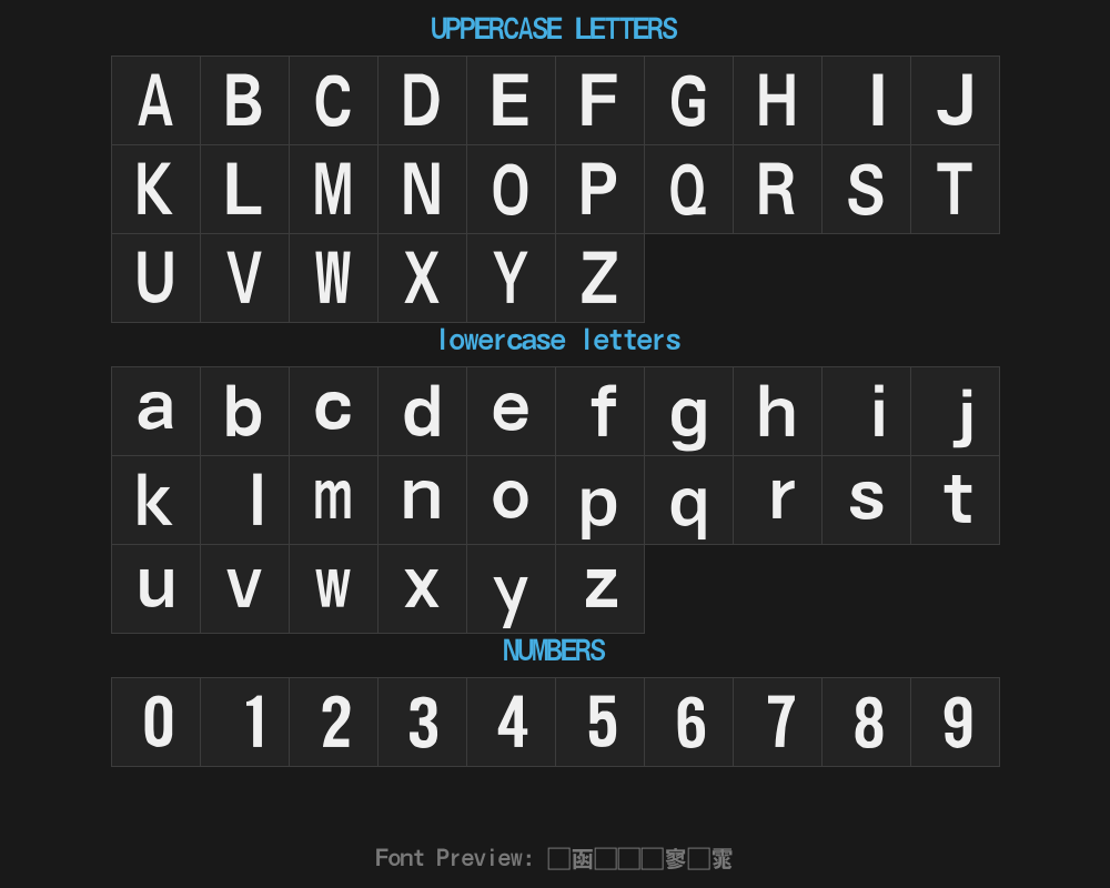 Full true Black typePreview image