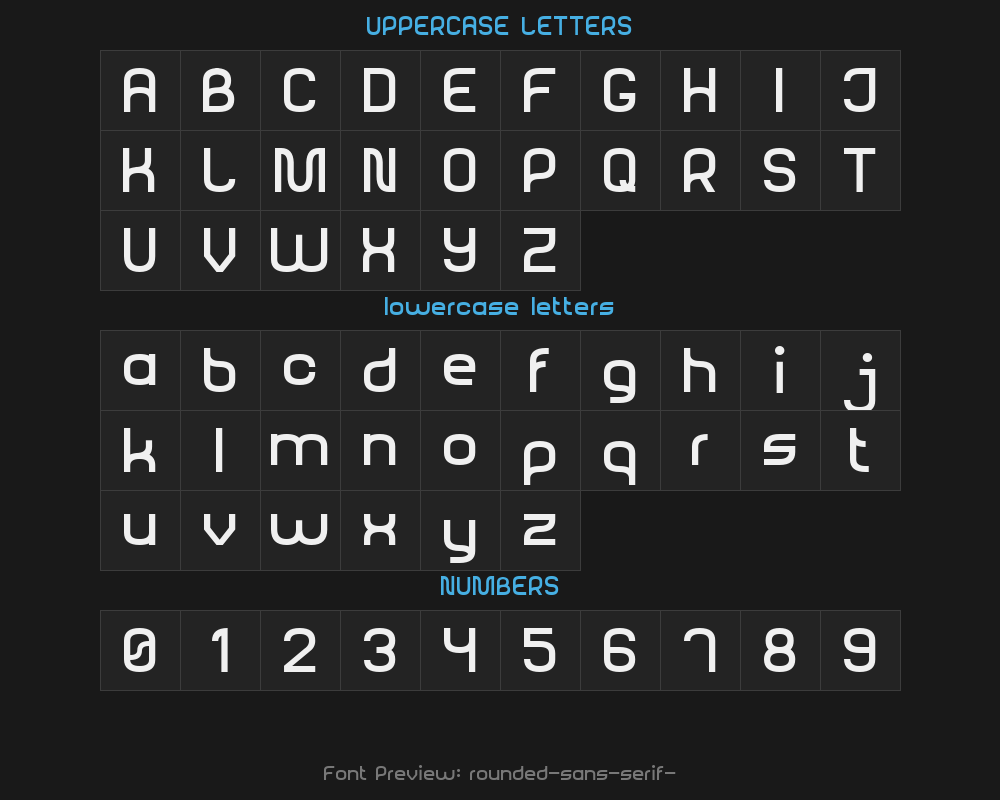 rounded-sans-serif-7Preview