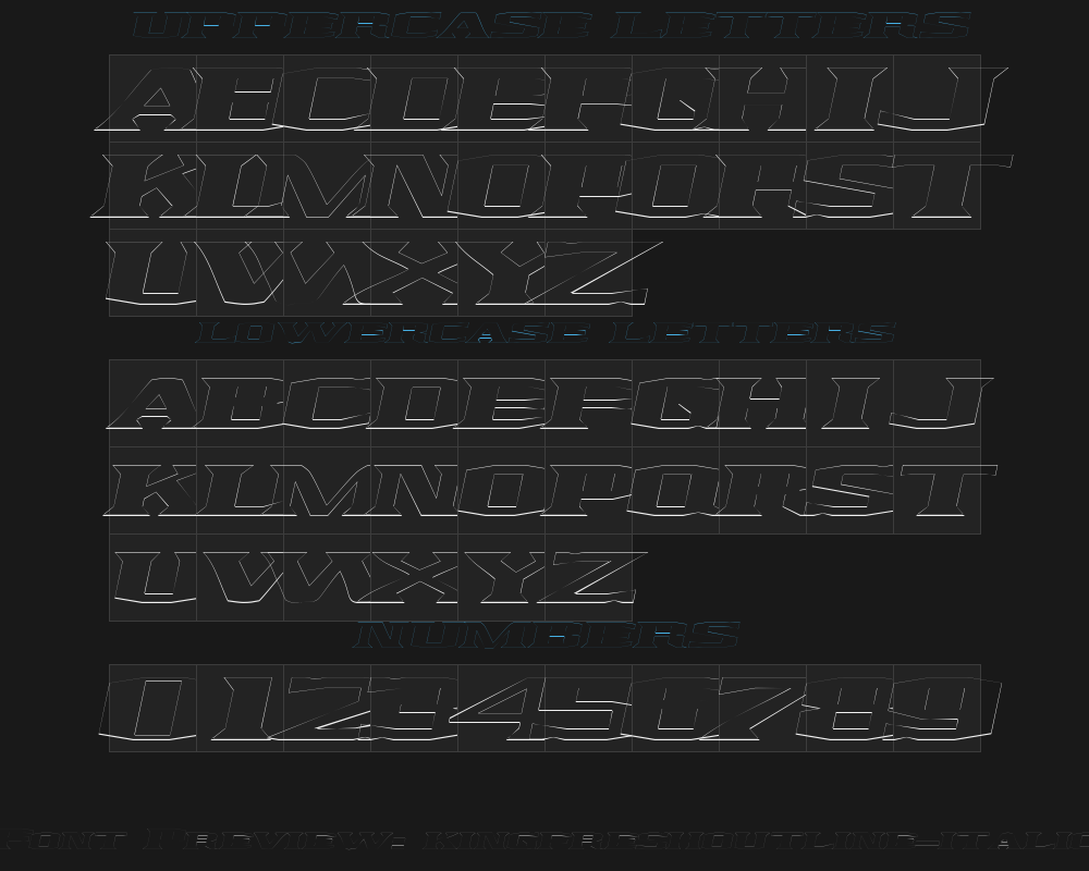 kingfreshoutline-italicPreview
