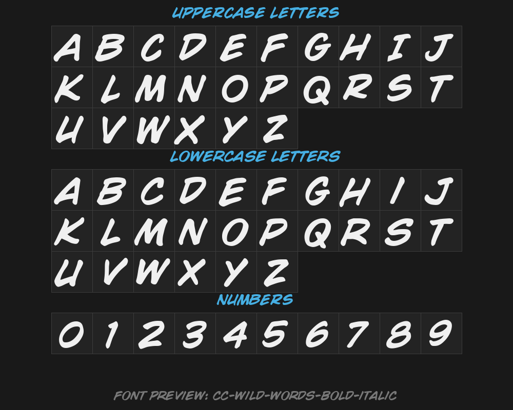 cc-wild-words-bold-italicPreview