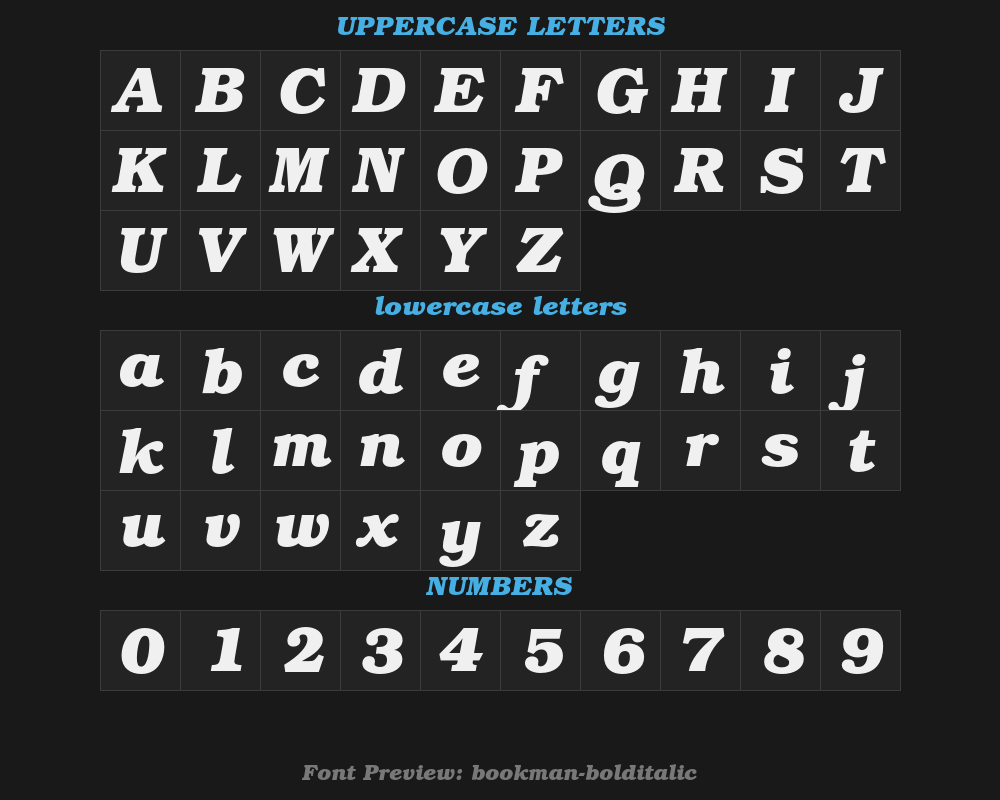 bookman-bolditalicPreview