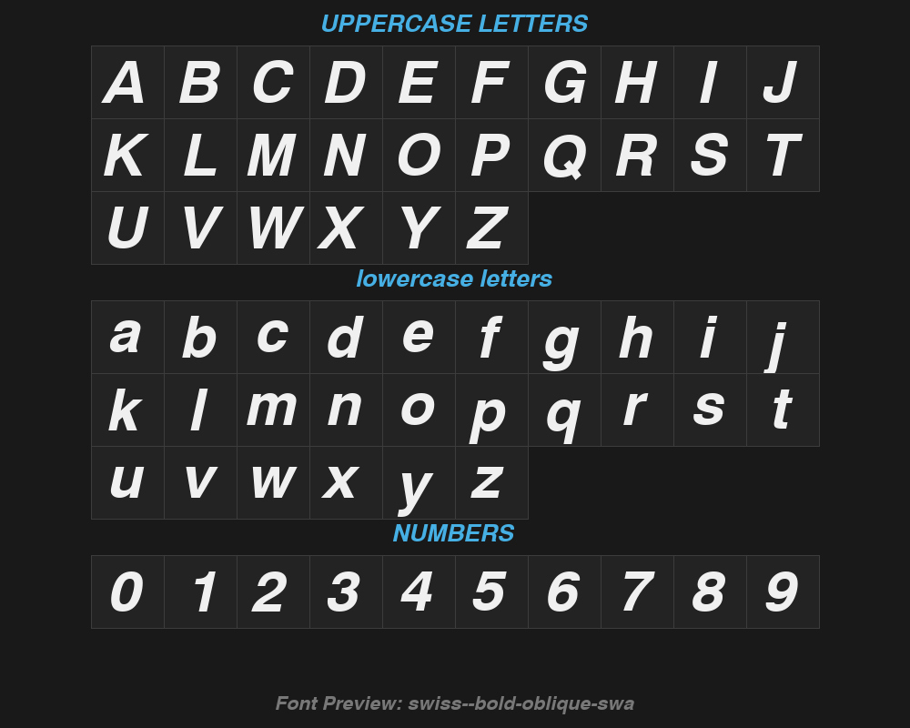 swiss-721-bold-oblique-swaPreview