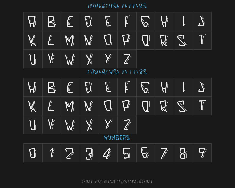 pwscaredfontPreview