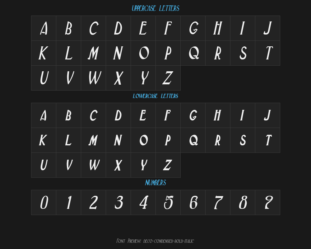 deco-condensed-bold-italicPreview