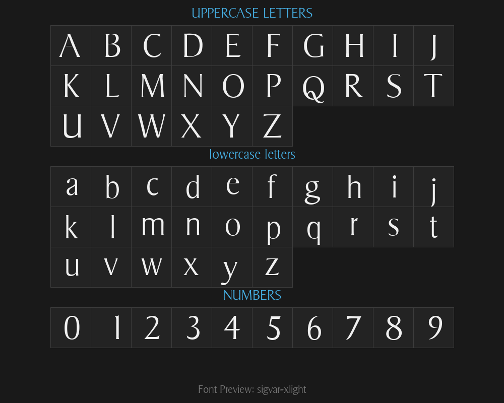 sigvar-xlightPreview