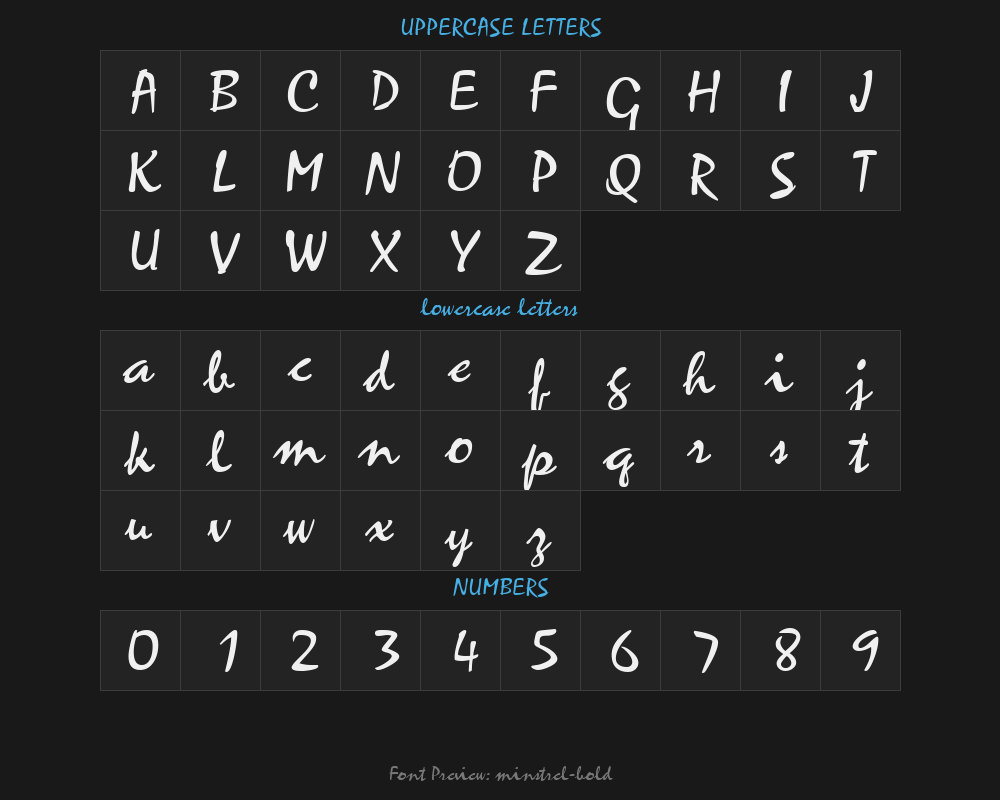 minstrel-boldPreview