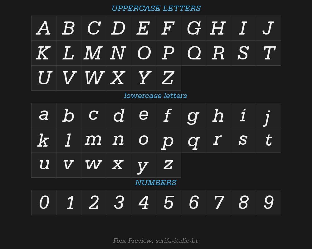 serifa-italic-btPreview