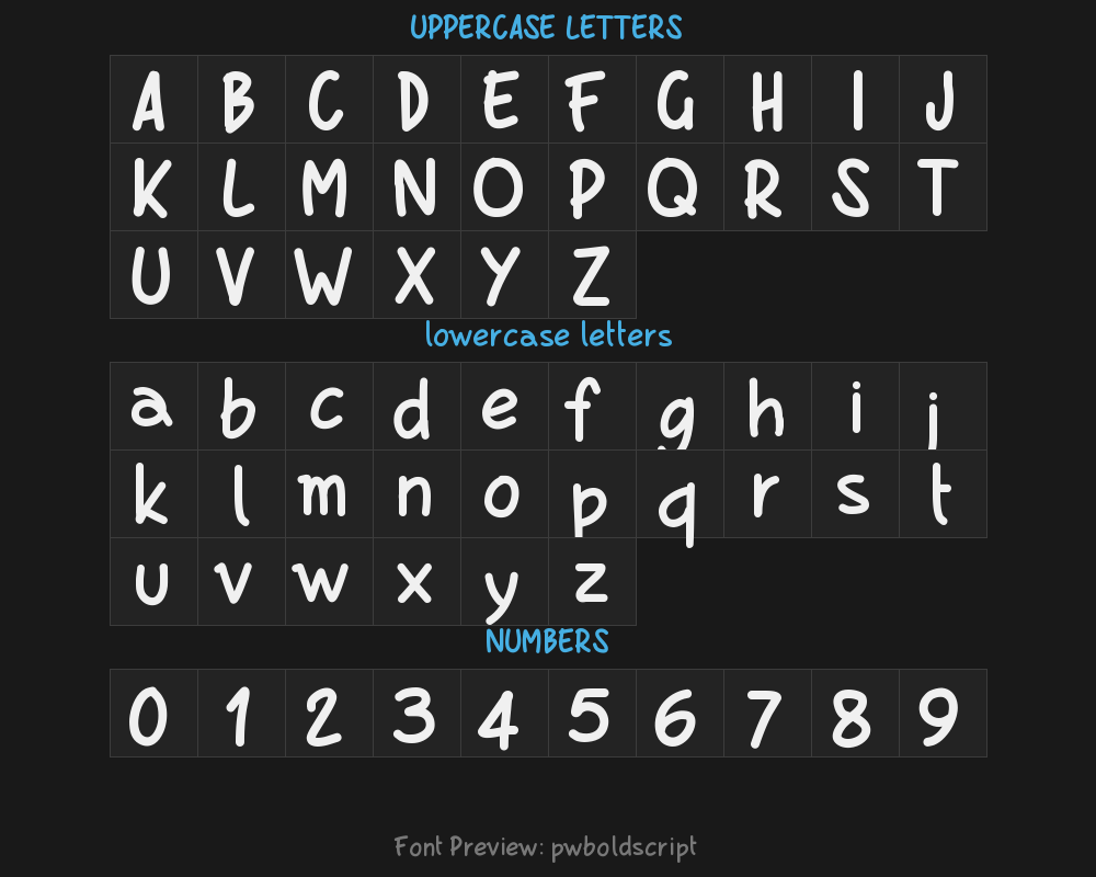 pwboldscriptプレビュー