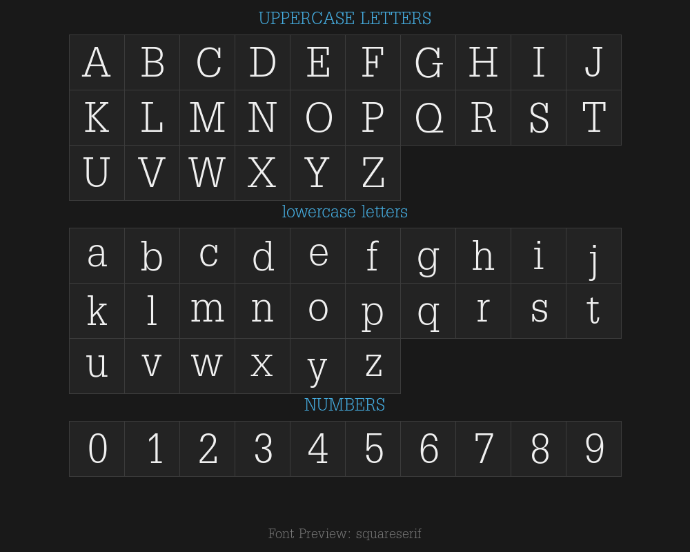 squareserifPreview